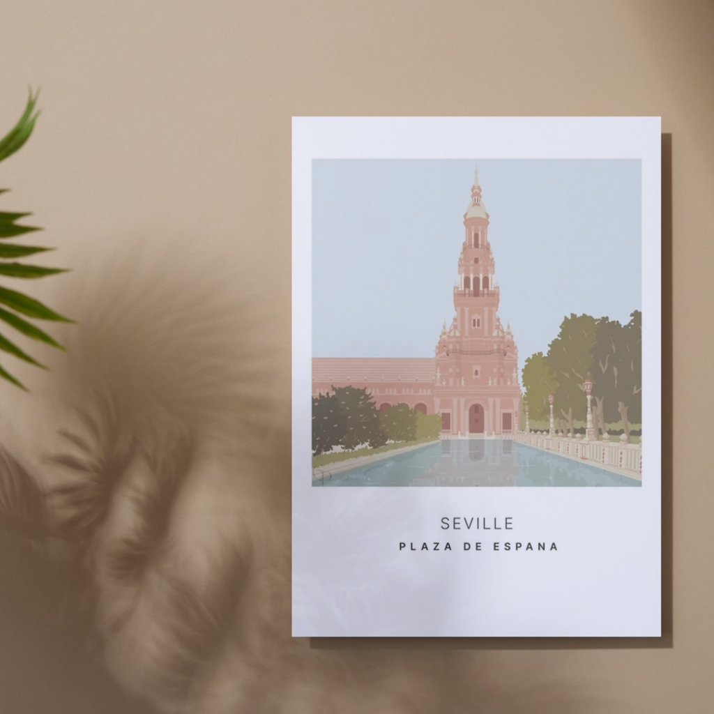 Plaza de Espana, Seville Print