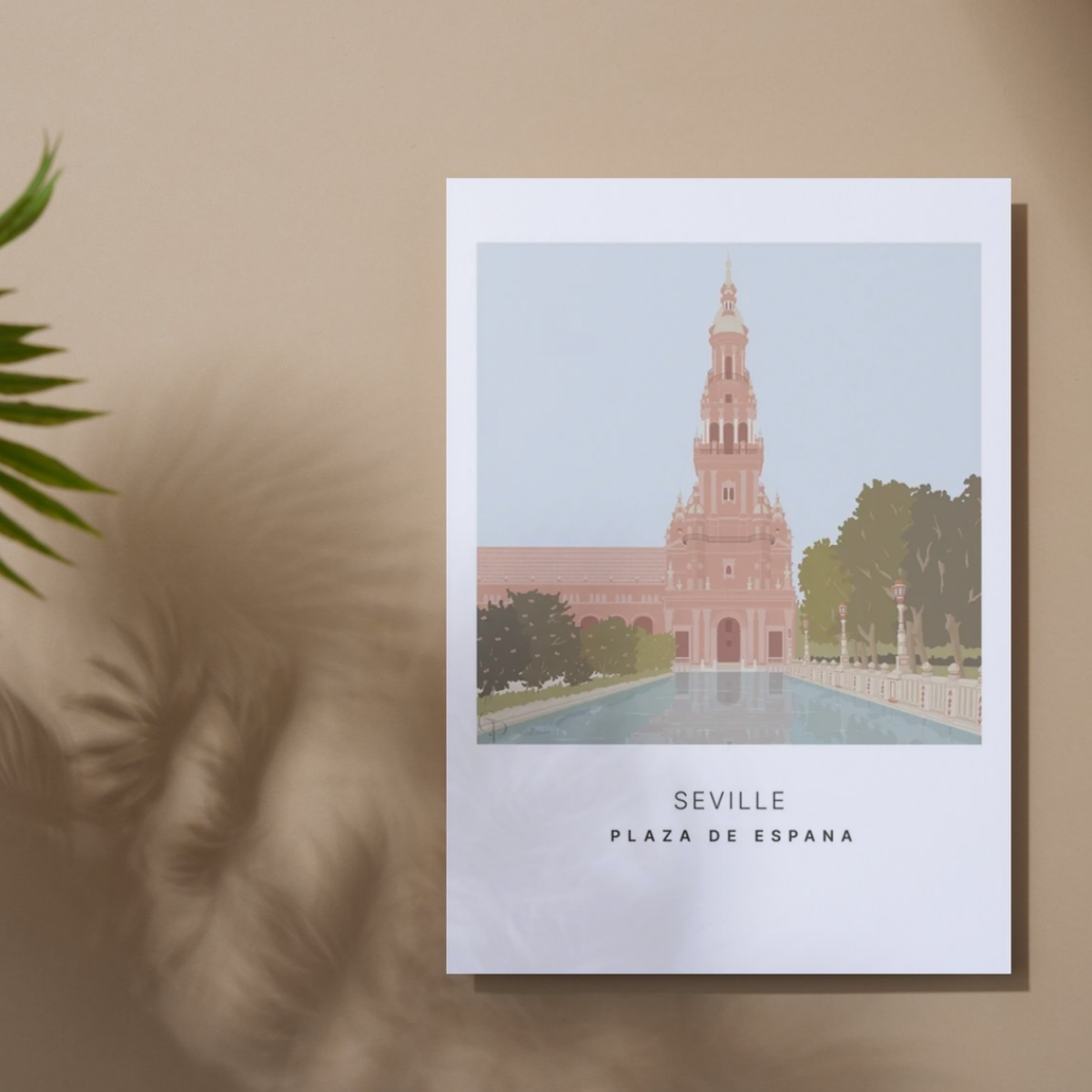 Plaza de Espana, Seville Print