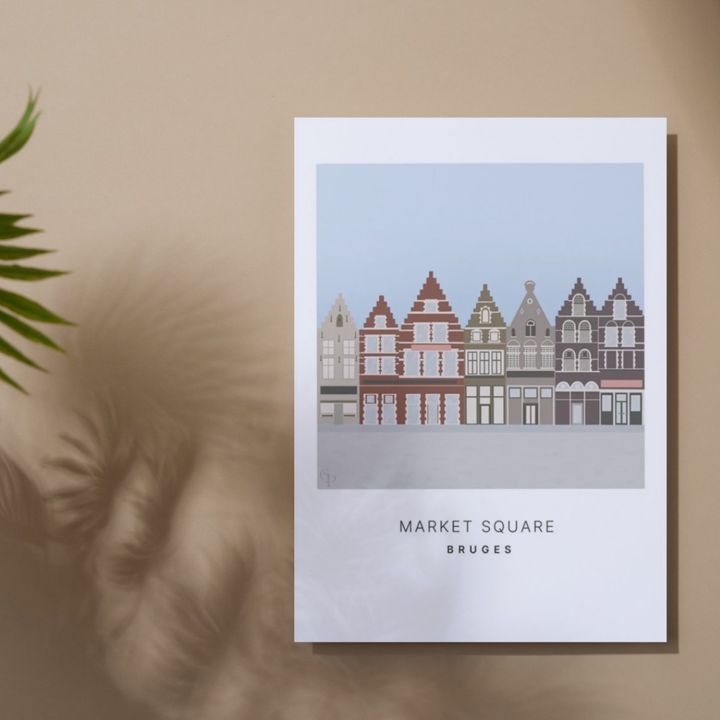 Market Square, Bruges Print